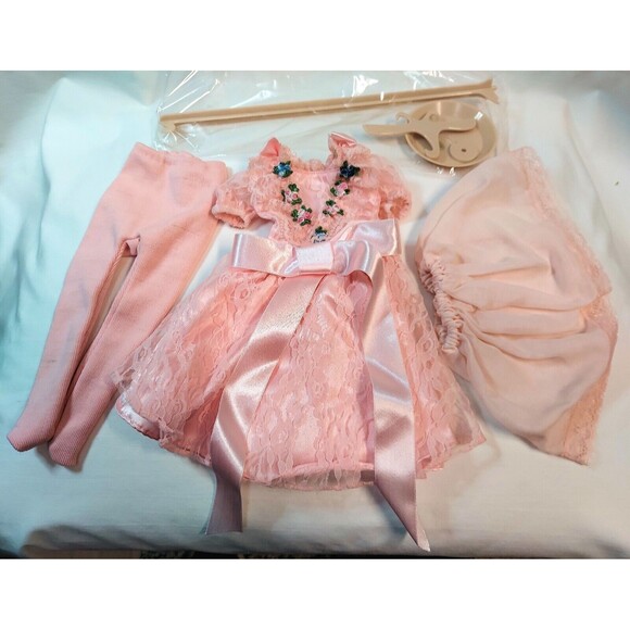 SHIRLEY TEMPLE DRESS UP DOLL OUTFIT "Little Princess Victorian Party Dress" vtg - Picture 1 of 5